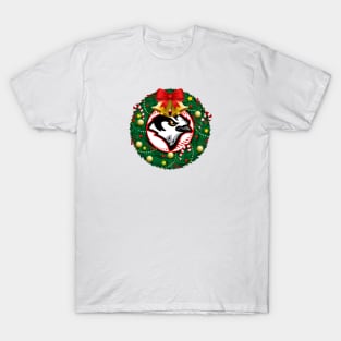 Christmas Wreath Jay T-Shirt